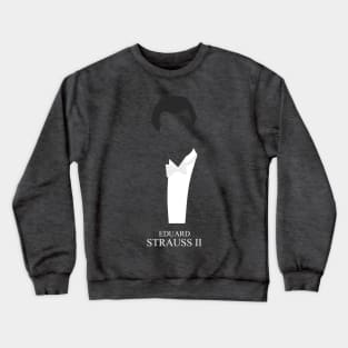 Eduard Strauss II - Minimalist Portrait Crewneck Sweatshirt